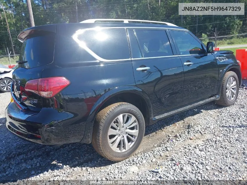 JN8AZ2NF5H9647329 2017 Infiniti Qx80