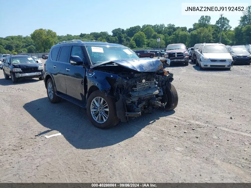 2018 Infiniti Qx80 VIN: JN8AZ2NE0J9192452 Lot: 40298861