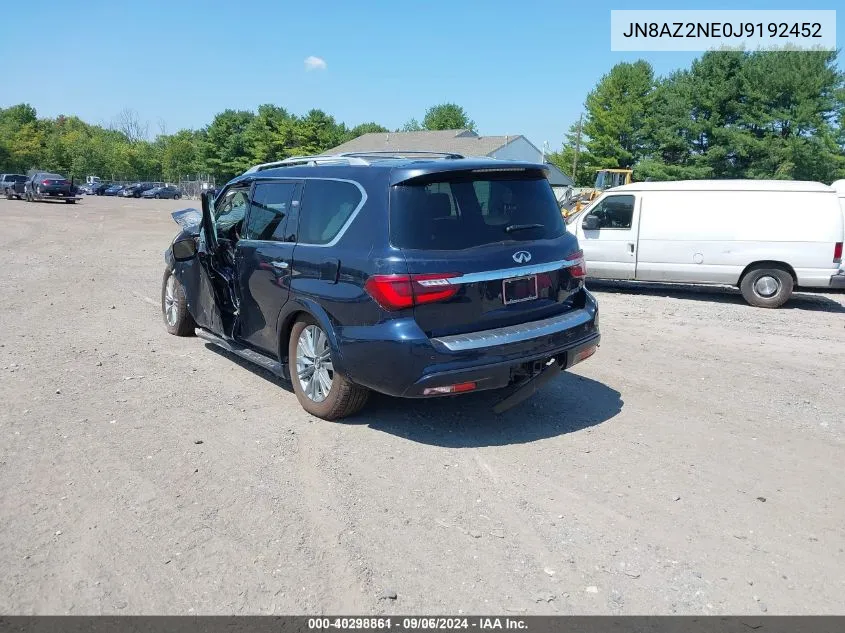 2018 Infiniti Qx80 VIN: JN8AZ2NE0J9192452 Lot: 40298861