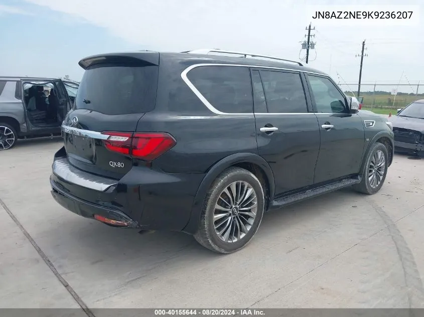 2019 Infiniti Qx80 Luxe VIN: JN8AZ2NE9K9236207 Lot: 40155644