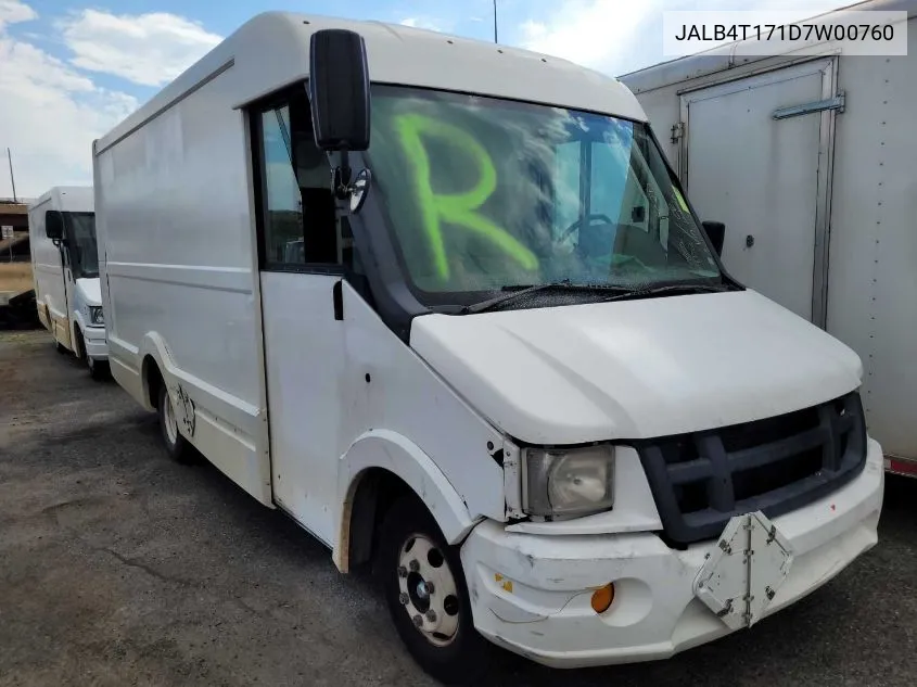 2013 Isuzu Commercial Van VIN: JALB4T171D7W00760 Lot: 40360153