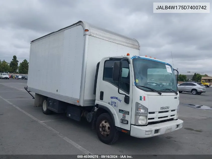 2013 Isuzu Npr Dsl Reg At Eco-Max VIN: JALB4W175D7400742 Lot: 40369275