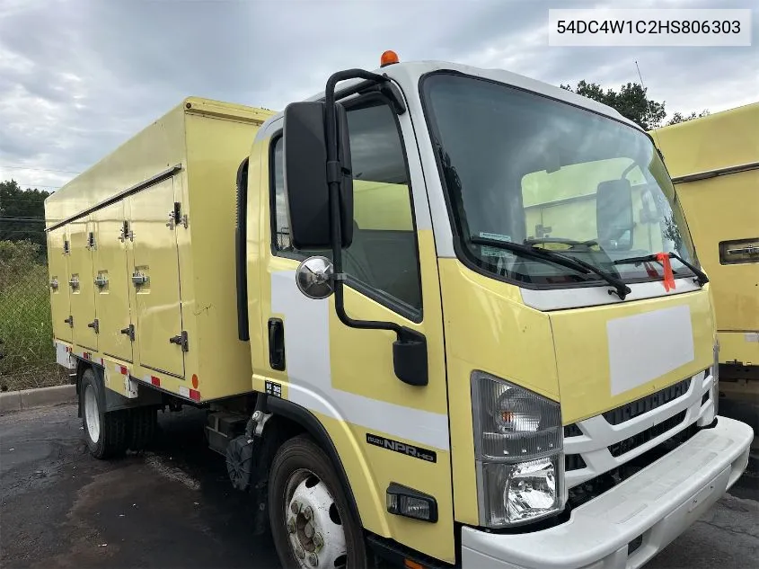 2017 Isuzu Npr Hd Gas Reg VIN: 54DC4W1C2HS806303 Lot: 40358220