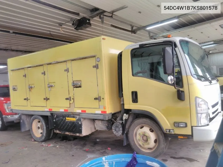 2019 Isuzu Npr Hd VIN: 54DC4W1B7KS801578 Lot: 40358216