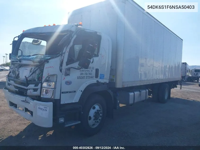 2022 Isuzu Ftr VIN: 54DK6S1F6NSA50403 Lot: 40302626