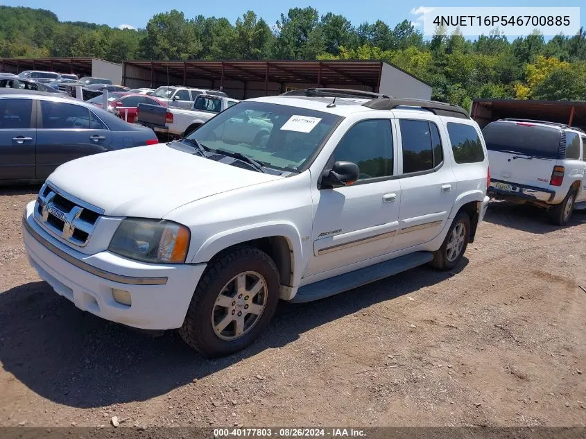 2004 Isuzu Ascender S VIN: 4NUET16P546700885 Lot: 40177803