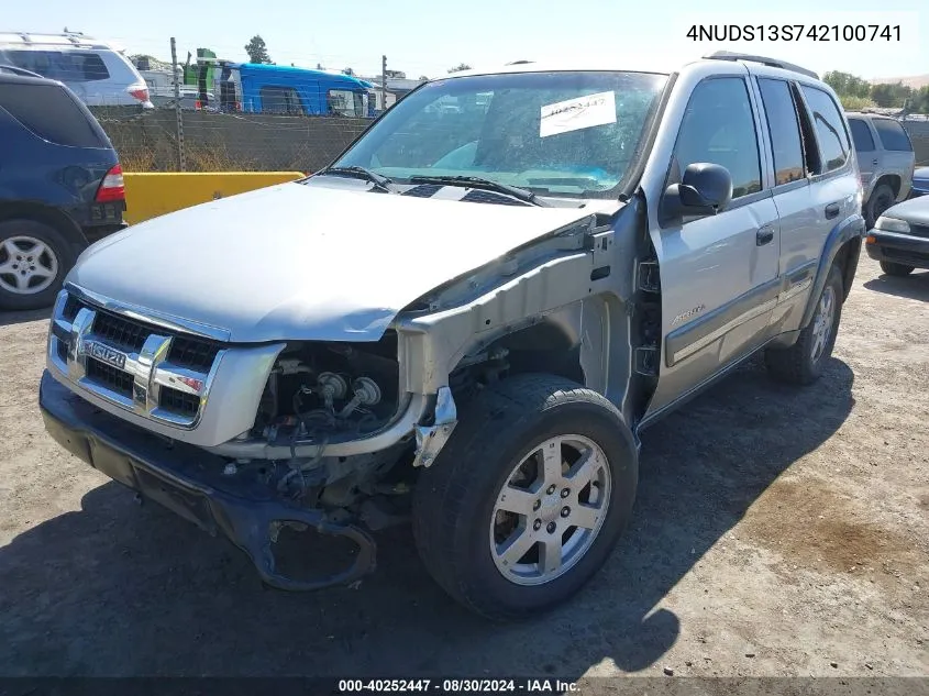 2004 Isuzu Ascender S VIN: 4NUDS13S742100741 Lot: 40252447