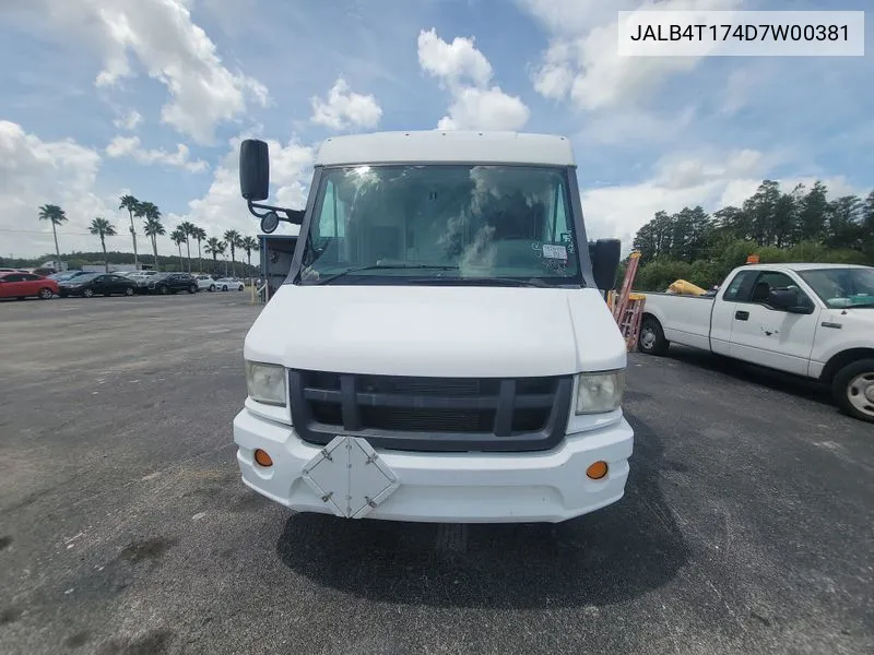 2013 Isuzu Npr VIN: JALB4T174D7W00381 Lot: 40363534