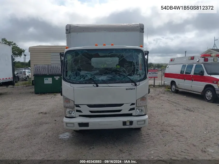 2016 Isuzu Npr VIN: 54DB4W1B5GS812372 Lot: 40343583