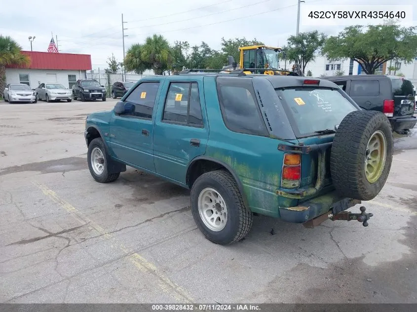 1994 Isuzu Rodeo S/Ls VIN: 4S2CY58VXR4354640 Lot: 39828432