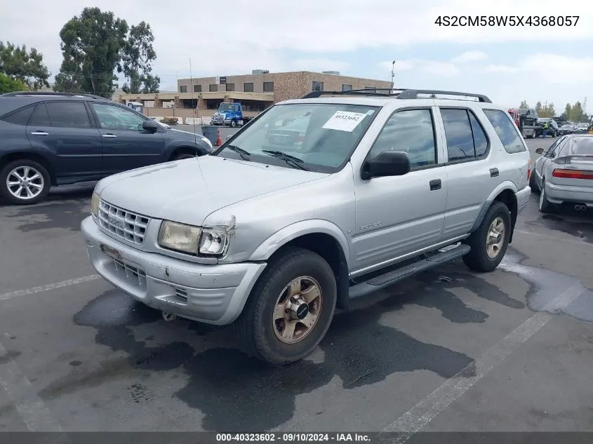 1999 Isuzu Rodeo Ls/Lse/S VIN: 4S2CM58W5X4368057 Lot: 40323602