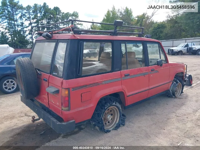 1986 Isuzu Trooper Ii VIN: JAACH18L3G5458596 Lot: 40343810