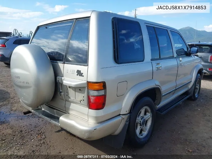 JACDJ58X1X7914853 1999 Isuzu Trooper S