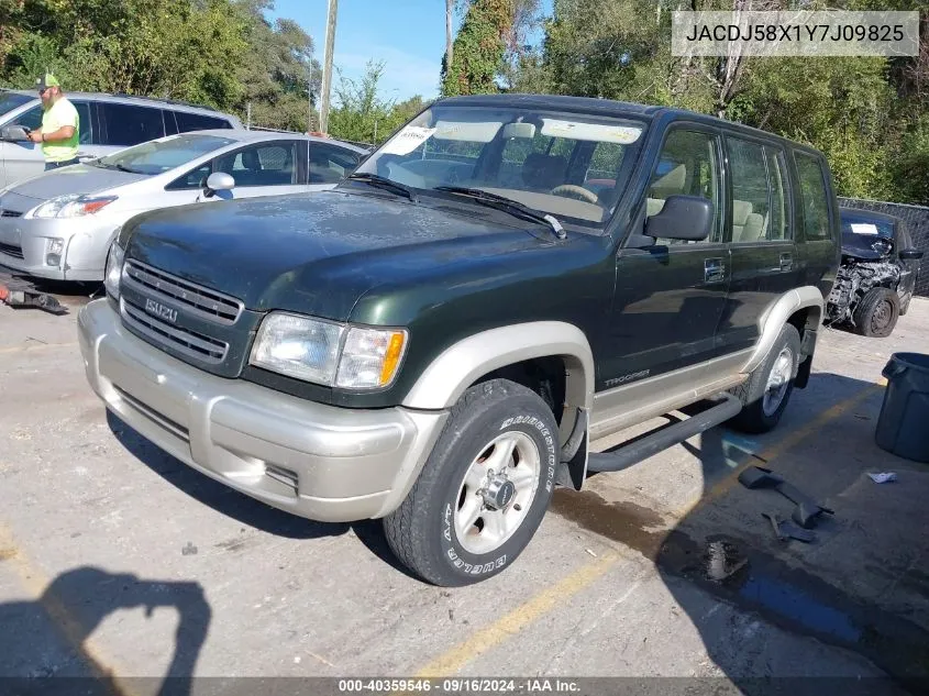 2000 Isuzu Trooper Limited/Ls/S VIN: JACDJ58X1Y7J09825 Lot: 40359546