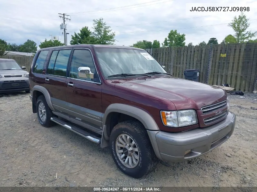 2002 Isuzu Trooper VIN: JACDJ58X727J09898 Lot: 40358814