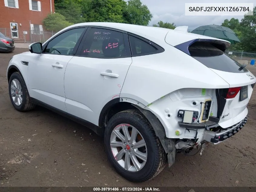 SADFJ2FXXK1Z66784 2019 Jaguar E-Pace S