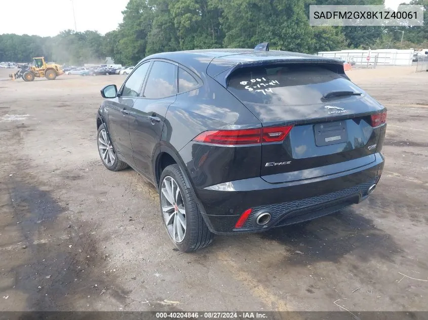 SADFM2GX8K1Z40061 2019 Jaguar E-Pace R-Dynamic Hse