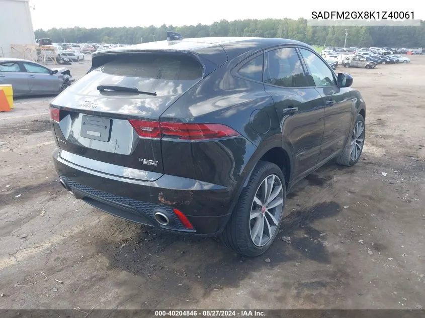 SADFM2GX8K1Z40061 2019 Jaguar E-Pace R-Dynamic Hse