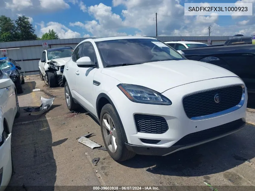 SADFK2FX3L1000923 2020 Jaguar E-Pace P250 Awd Automatic