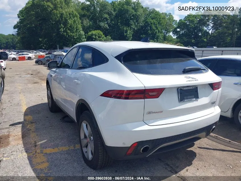 SADFK2FX3L1000923 2020 Jaguar E-Pace P250 Awd Automatic