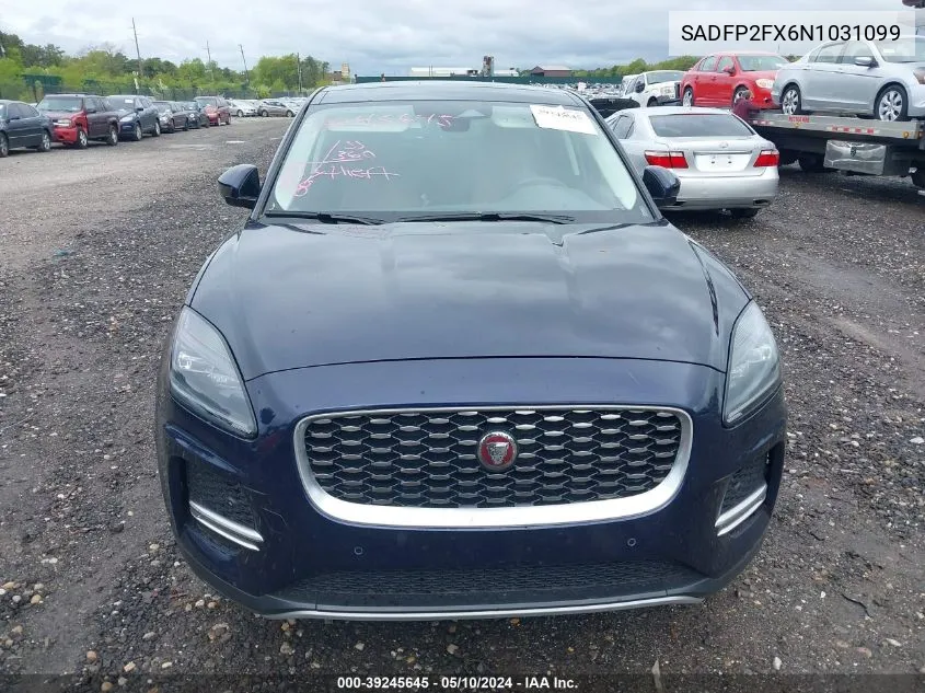 SADFP2FX6N1031099 2022 Jaguar E-Pace Se P250 Awd Automatic