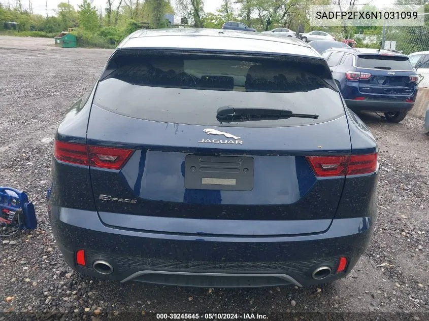 SADFP2FX6N1031099 2022 Jaguar E-Pace Se P250 Awd Automatic