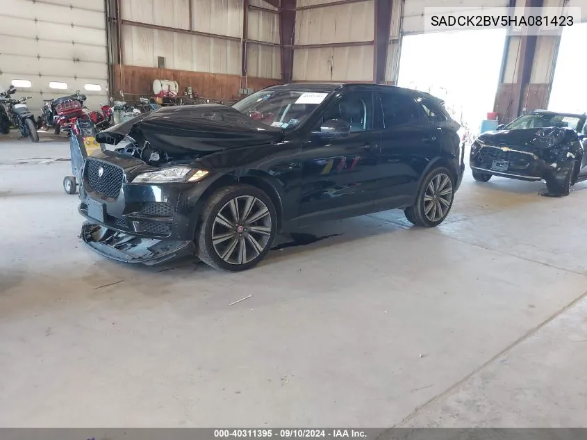 SADCK2BV5HA081423 2017 Jaguar F-Pace 35T Prestige