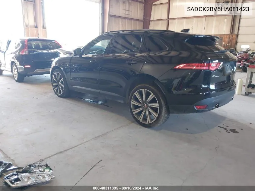 SADCK2BV5HA081423 2017 Jaguar F-Pace 35T Prestige