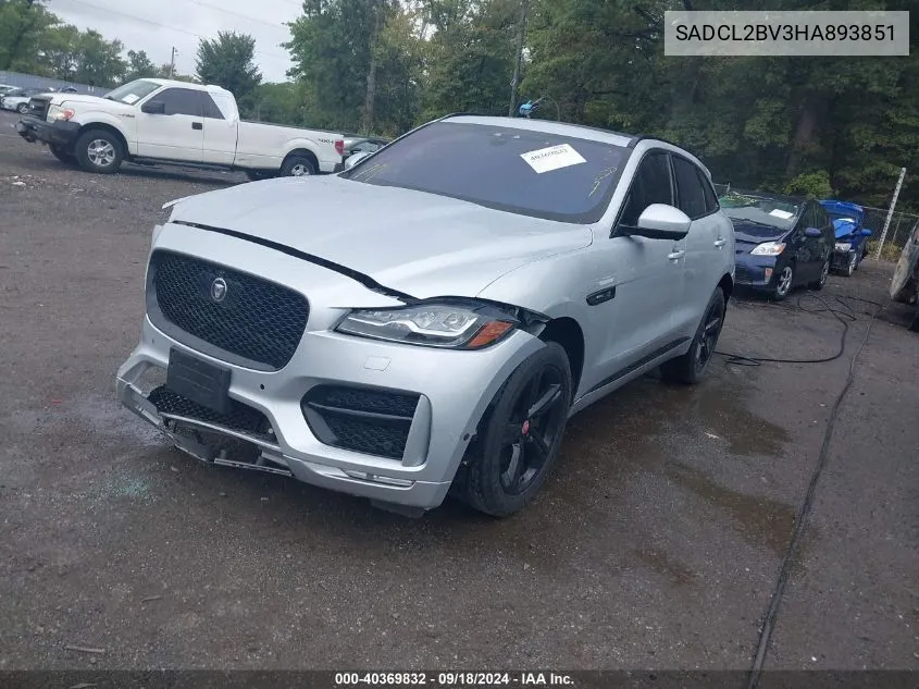 SADCL2BV3HA893851 2017 Jaguar F-Pace 35T R-Sport