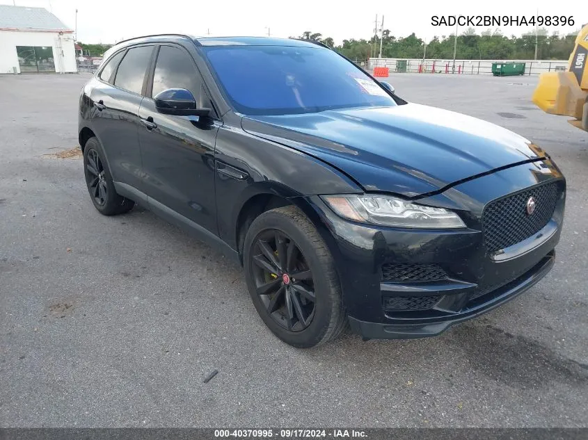 2017 Jaguar F-Pace 20D Prestige VIN: SADCK2BN9HA498396 Lot: 40370995