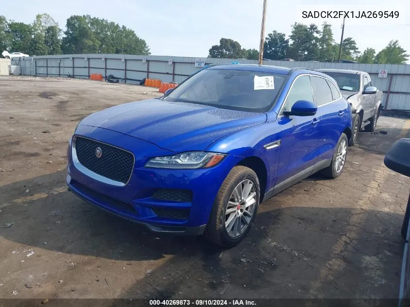 SADCK2FX1JA269549 2018 Jaguar F-Pace 25T Prestige