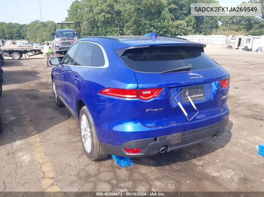 SADCK2FX1JA269549 2018 Jaguar F-Pace 25T Prestige