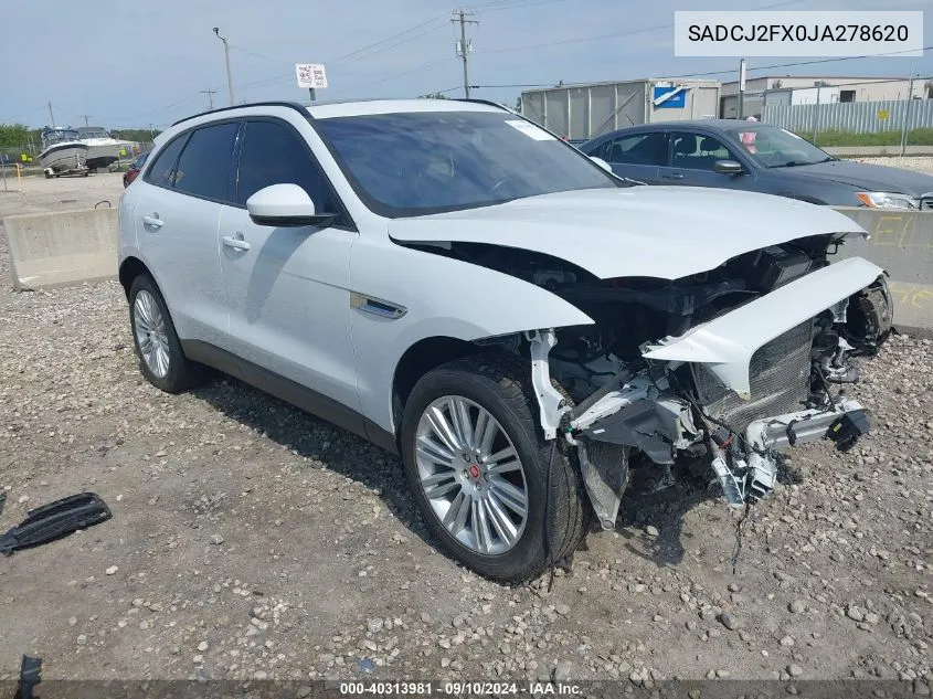 SADCJ2FX0JA278620 2018 Jaguar F-Pace 25T Premium