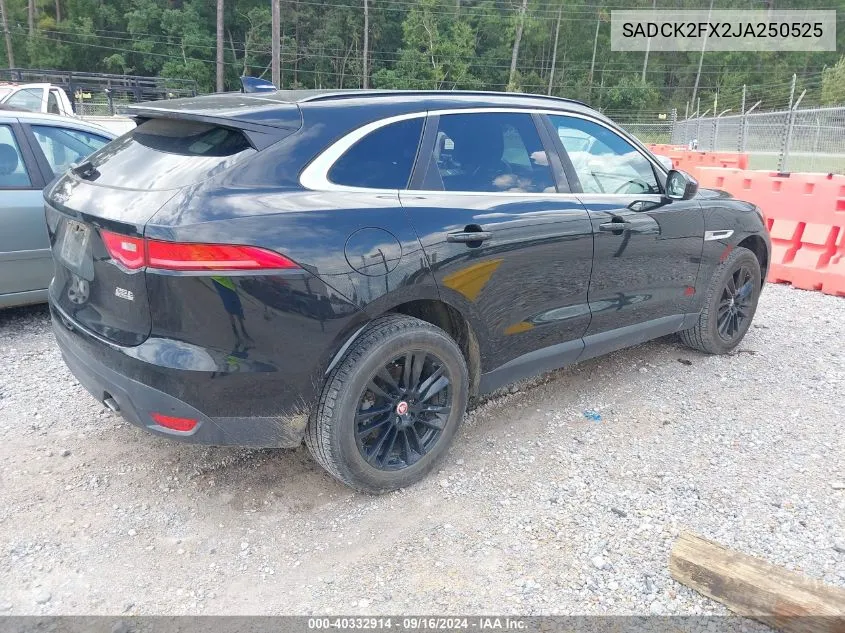 SADCK2FX2JA250525 2018 Jaguar F-Pace Prestige