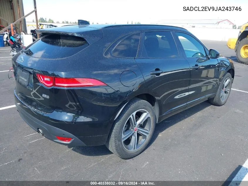 2018 Jaguar F-Pace 35T R-Sport VIN: SADCL2EV9JA243746 Lot: 40338032