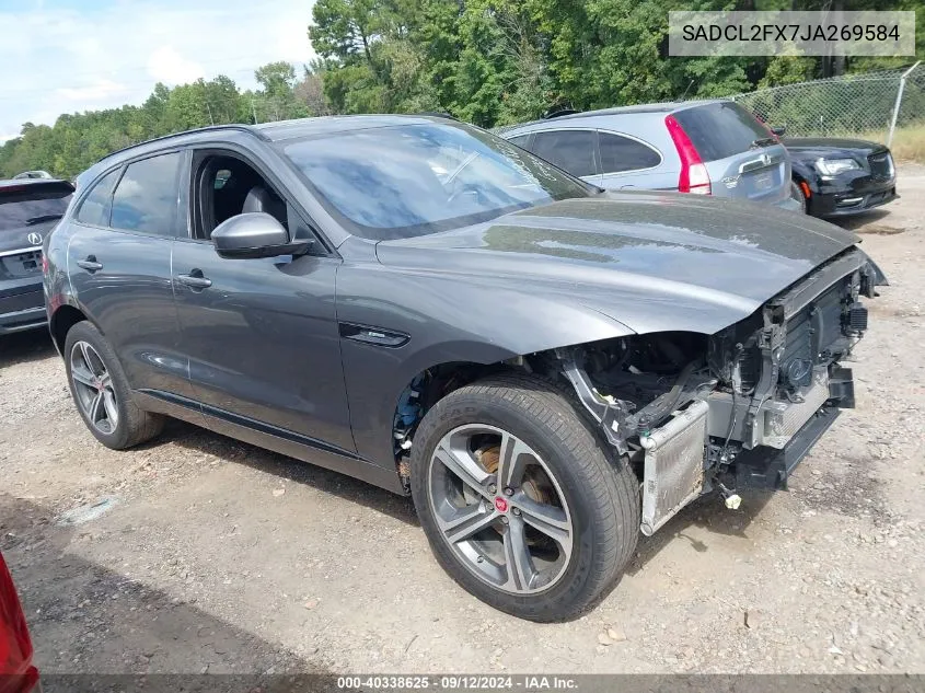 SADCL2FX7JA269584 2018 Jaguar F-Pace 25T R-Sport