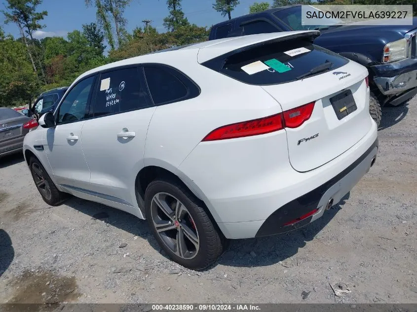 SADCM2FV6LA639227 2020 Jaguar F-Pace S P380 Awd Automatic