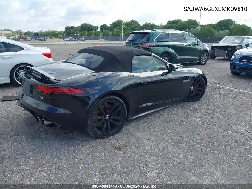 2014 Jaguar F-Type V8 S VIN: SAJWA6GLXEMK09810 Lot: 40041449