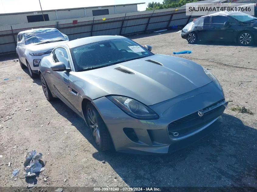 SAJWA6AT4F8K17646 2015 Jaguar F-Type