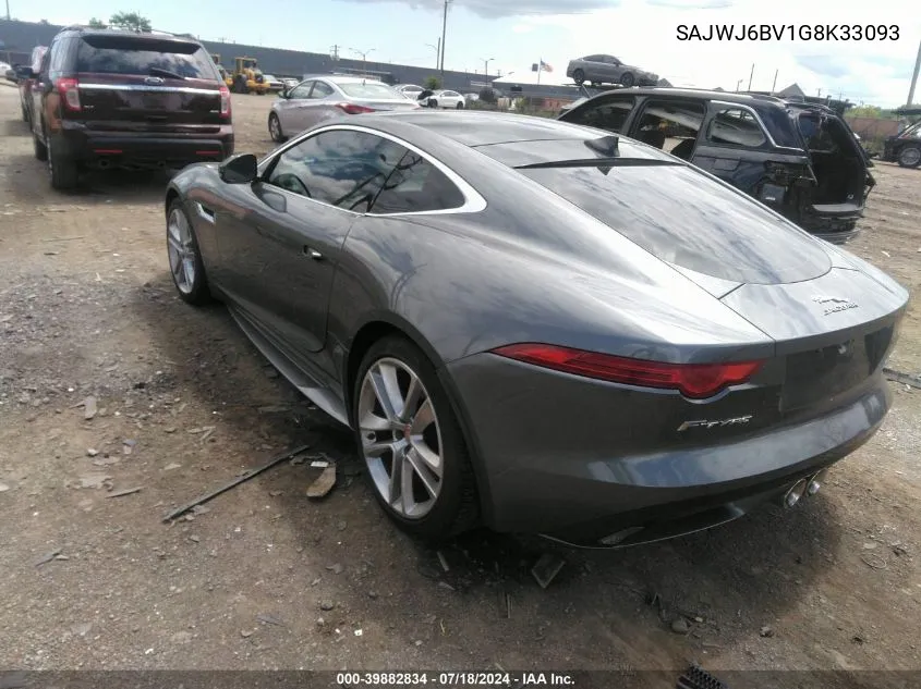 SAJWJ6BV1G8K33093 2016 Jaguar F-Type S