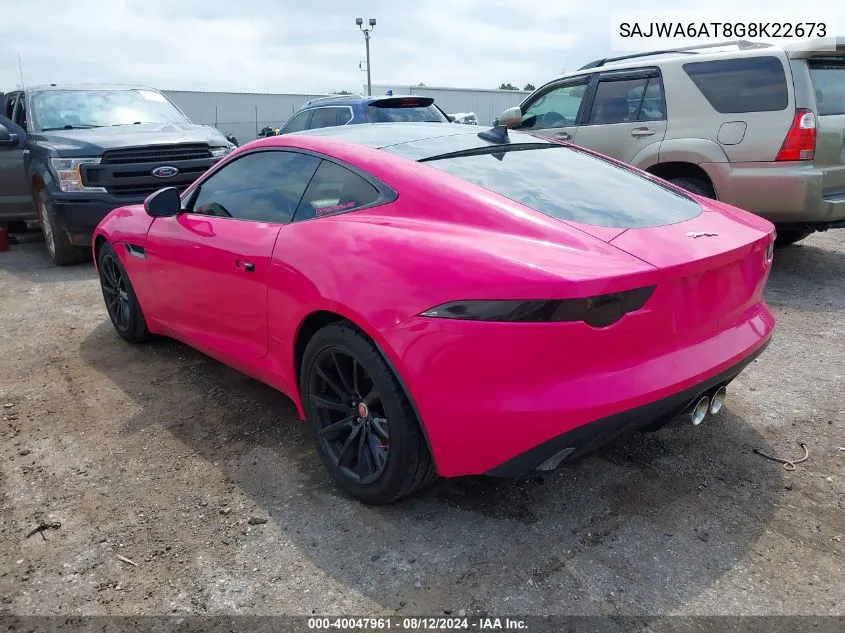 SAJWA6AT8G8K22673 2016 Jaguar F-Type