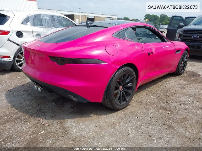 2016 Jaguar F-Type VIN: SAJWA6AT8G8K22673 Lot: 40047961