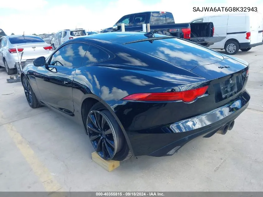 SAJWA6AT6G8K32943 2016 Jaguar F-Type Automatic Rwd