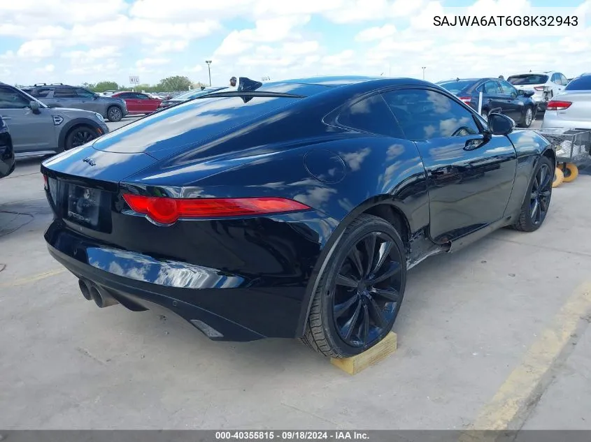 SAJWA6AT6G8K32943 2016 Jaguar F-Type Automatic Rwd