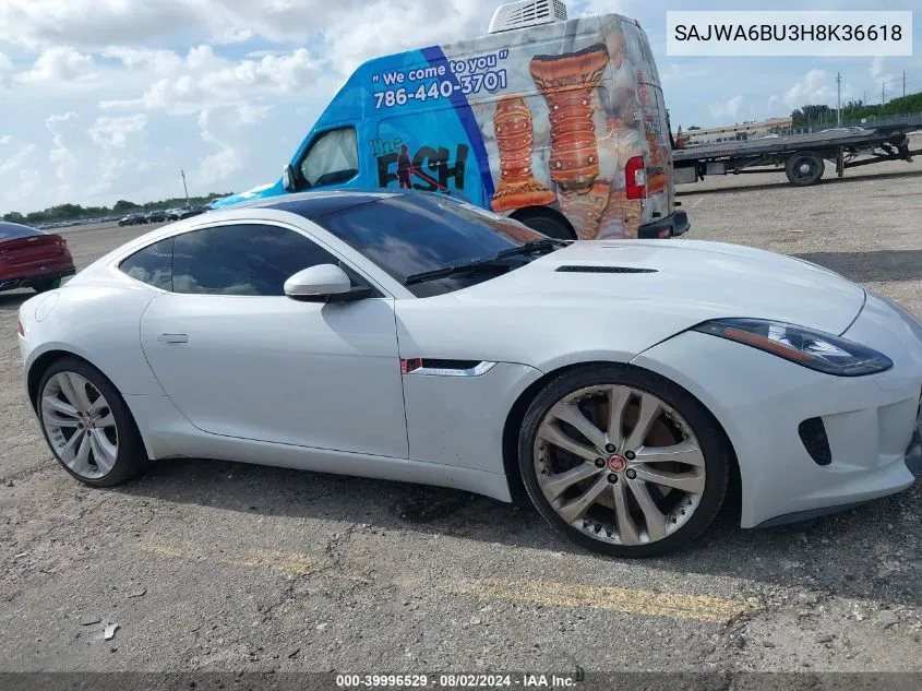 SAJWA6BU3H8K36618 2017 Jaguar F-Type S/S British Design Edition