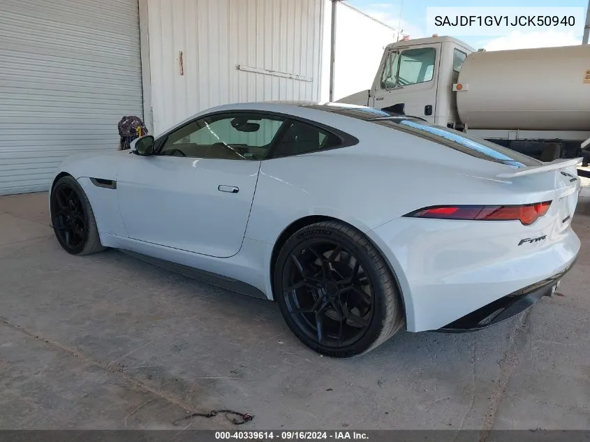 SAJDF1GV1JCK50940 2018 Jaguar F-Type 400 Sport