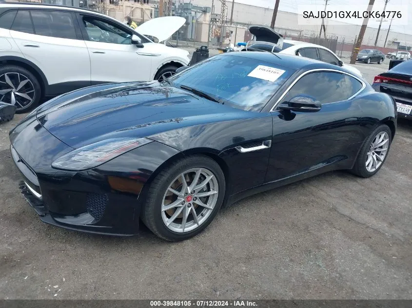 2020 Jaguar F-Type Checkered Flag Rwd Automatic/P300 Rwd Automatic VIN: SAJDD1GX4LCK64776 Lot: 39848105