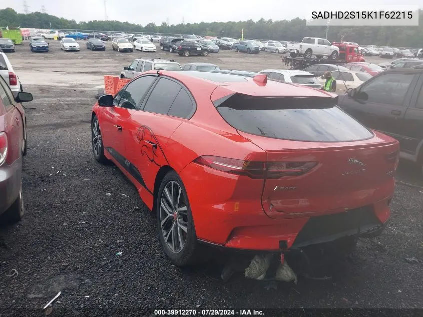 SADHD2S15K1F62215 2019 Jaguar I-Pace First Edition/Hse