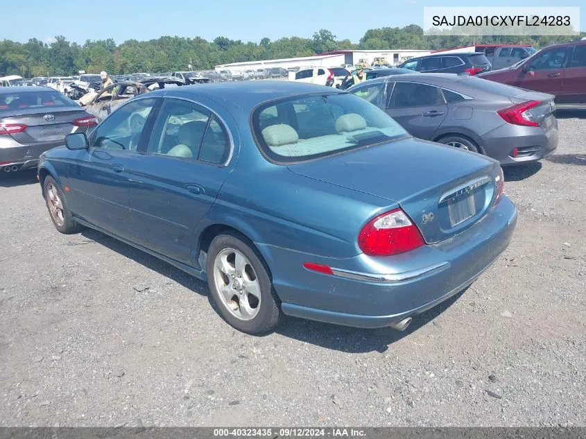 SAJDA01CXYFL24283 2000 Jaguar S-Type 3.0L V6