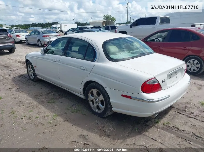 SAJDA01N11FL87716 2001 Jaguar S-Type